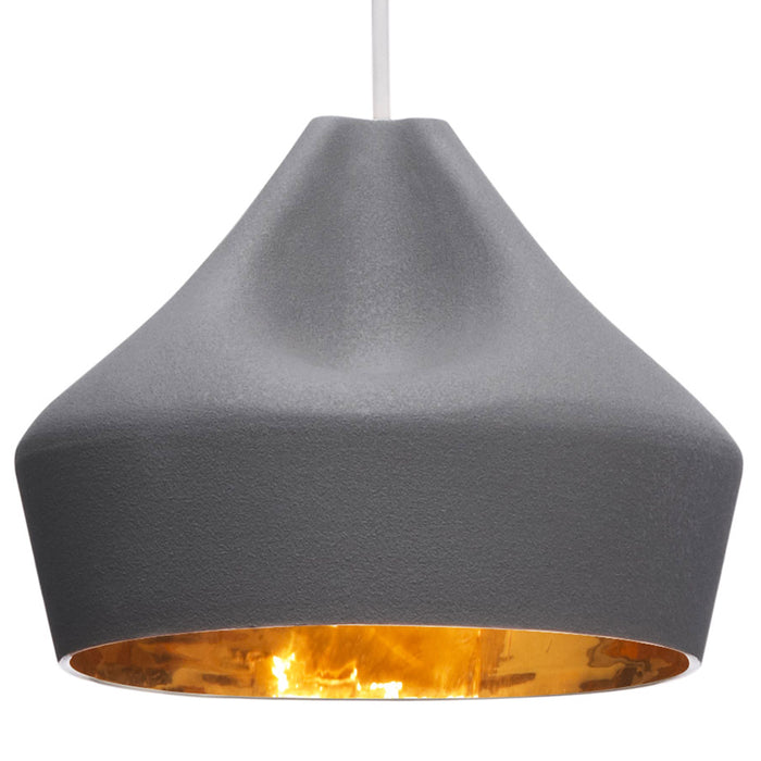 Marset Pleat Box 24 hanglamp Ø21 grijs|goud