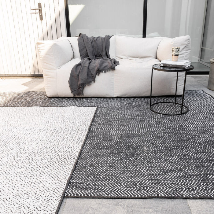 Eva Interior Buitenkleed Zwart Dahl 280 x 380 cm