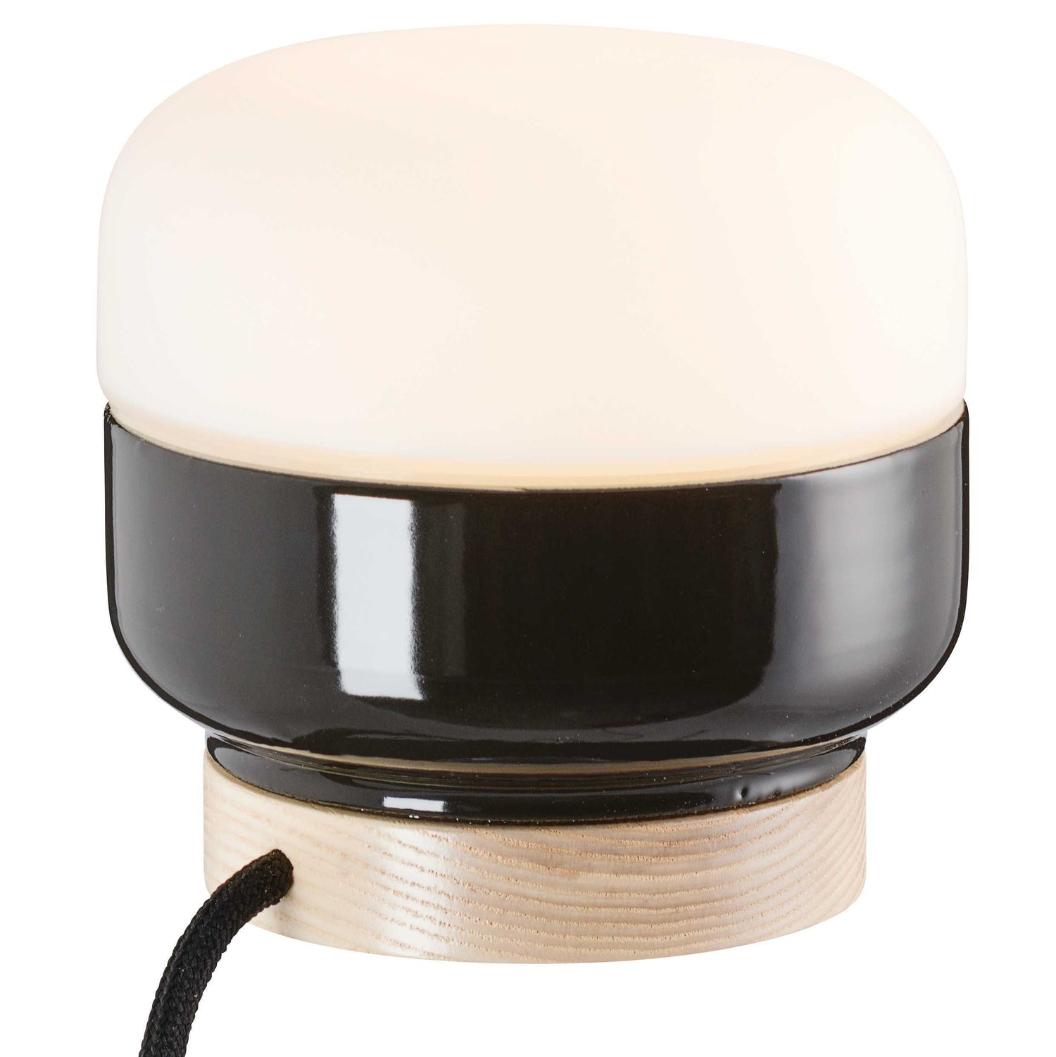 Ifö Electric Ohm 140|135 tafellamp porselein Zwart