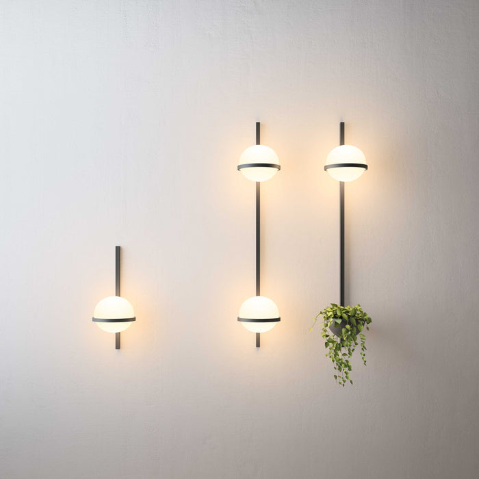 Palma 3714 wandlamp LED met plantenbak wit