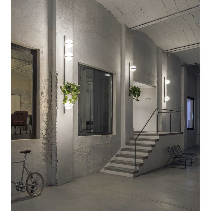 Palma 3714 wandlamp LED met plantenbak wit