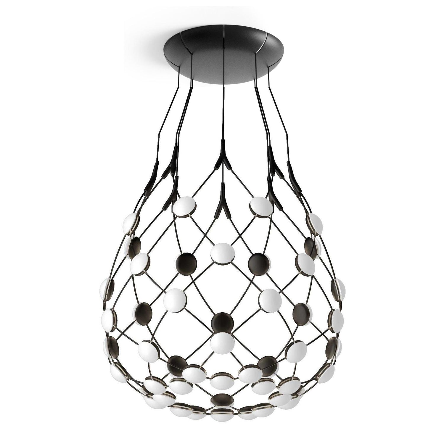 Luceplan Mesh hanglamp Ø55 LED 1m snoer