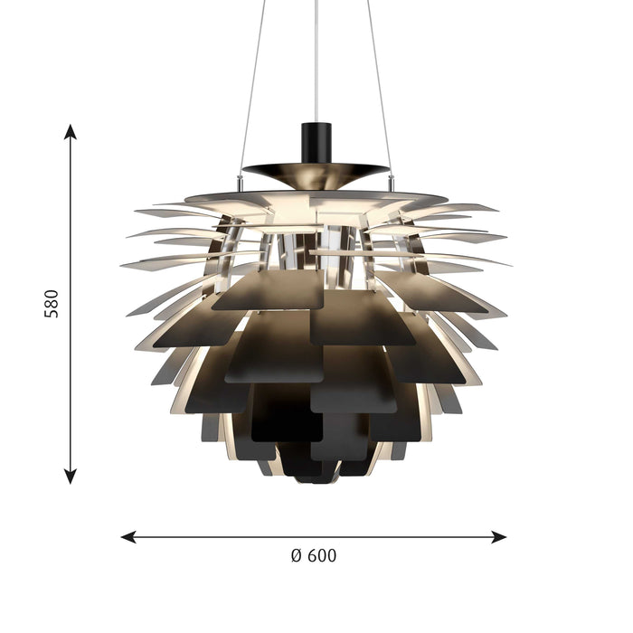 PH Artichoke hanglamp Ø60 LED messing