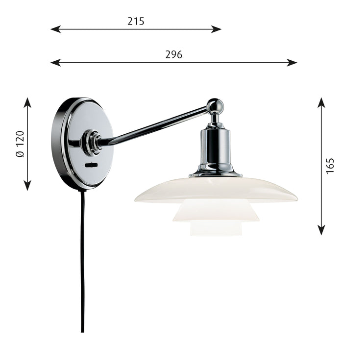 PH 2|1 wandlamp