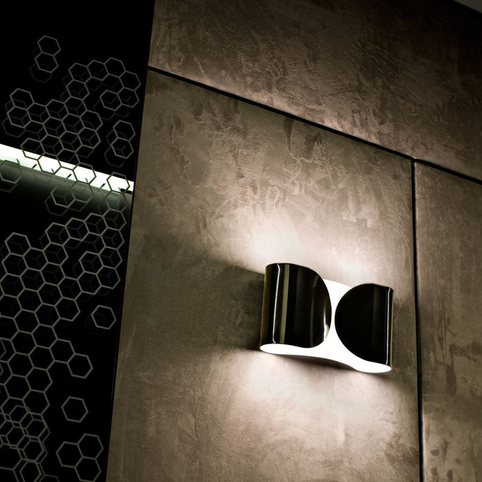 Flos Foglio wandlamp chroom