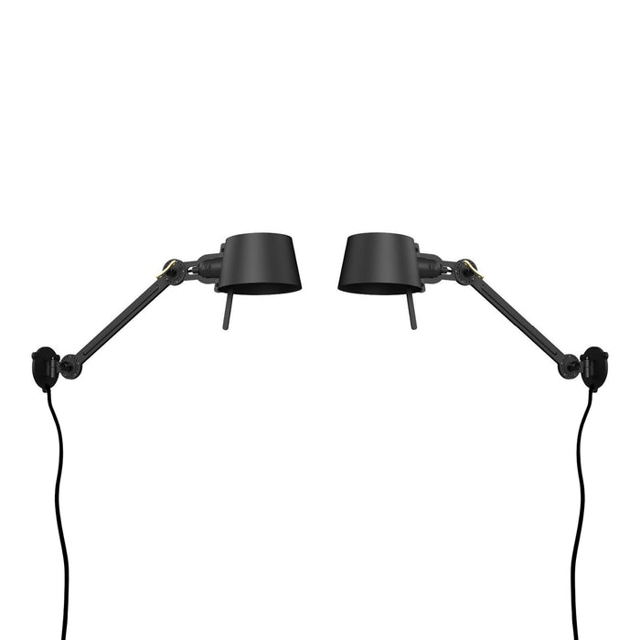 Bolt Bed Sidefit wandlamp met stekker set van 2 Smokey Black