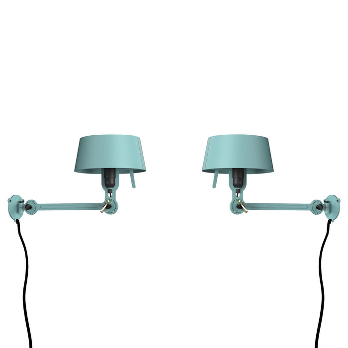 Bolt Bed Underfit wandlamp met stekker set van 2 Ice Blue
