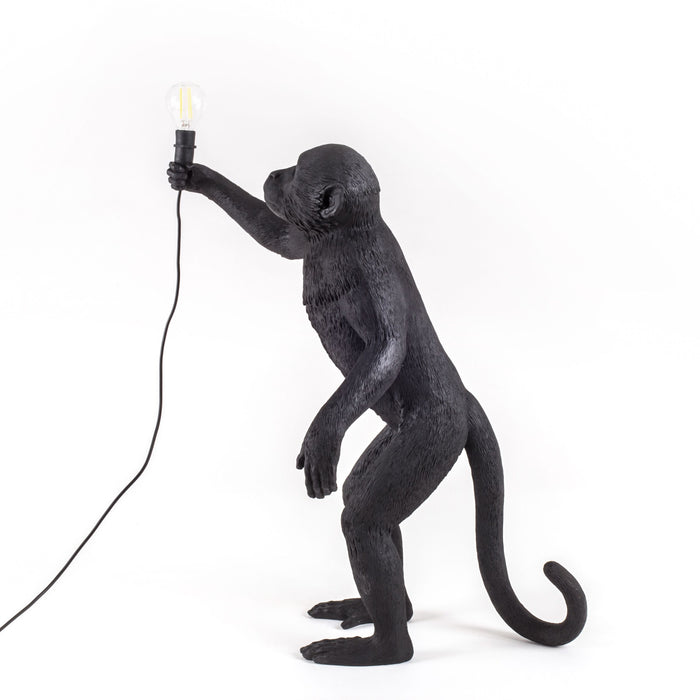 Monkey Standing Outdoor vloerlamp wit