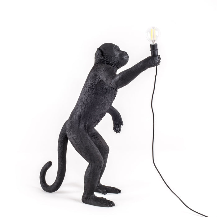 Monkey Standing Outdoor vloerlamp wit