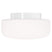 Ifö Electric Solenne 320|173 plafond- en wandlamp Ø32 wit