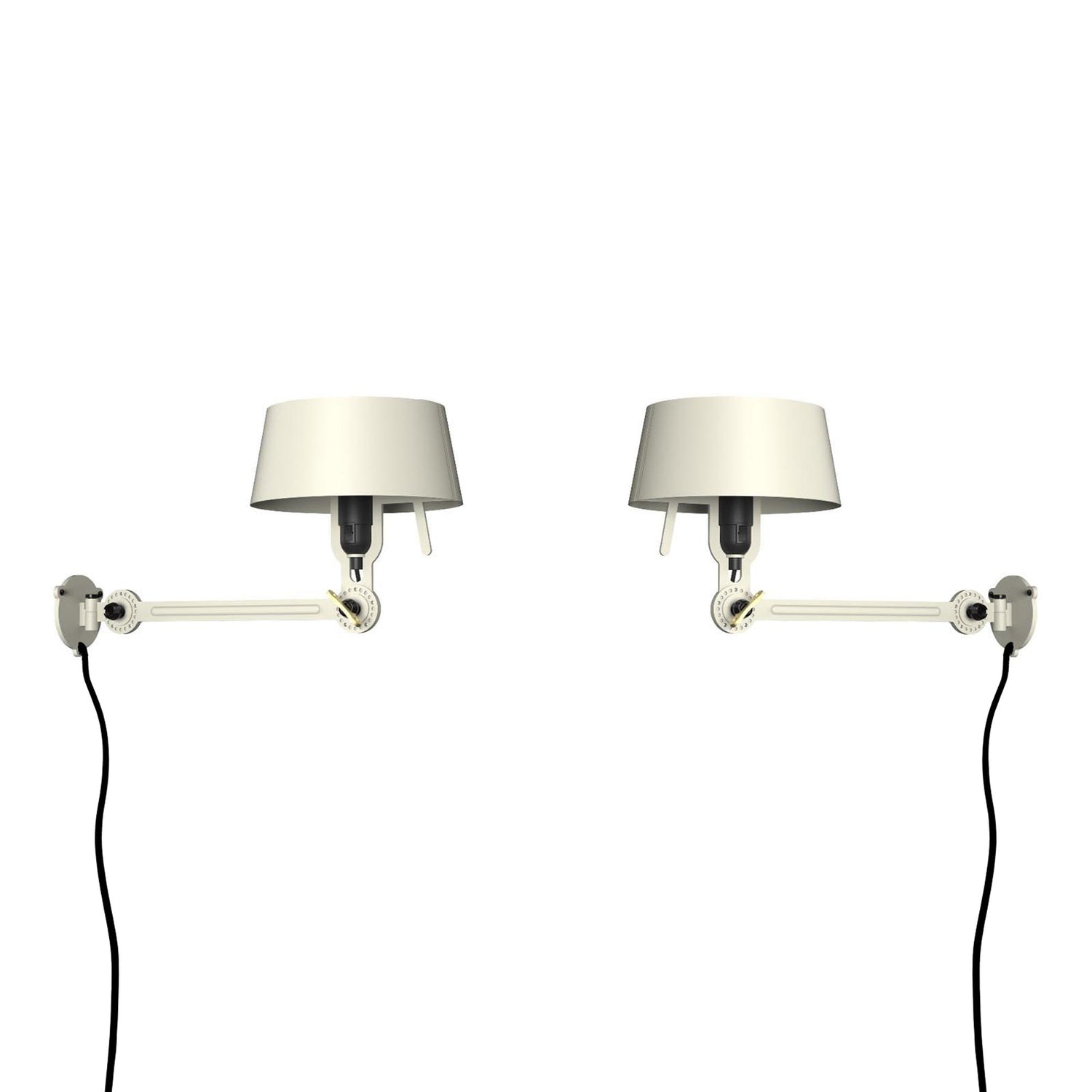 Bolt Bed Underfit wandlamp met stekker set van 2 Ash Grey