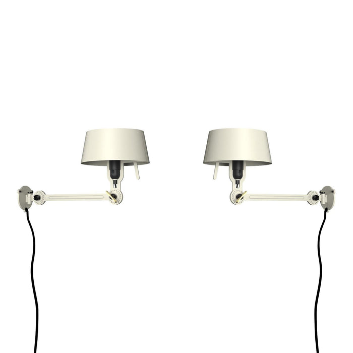 Bolt Bed Underfit wandlamp met stekker set van 2 Ash Grey