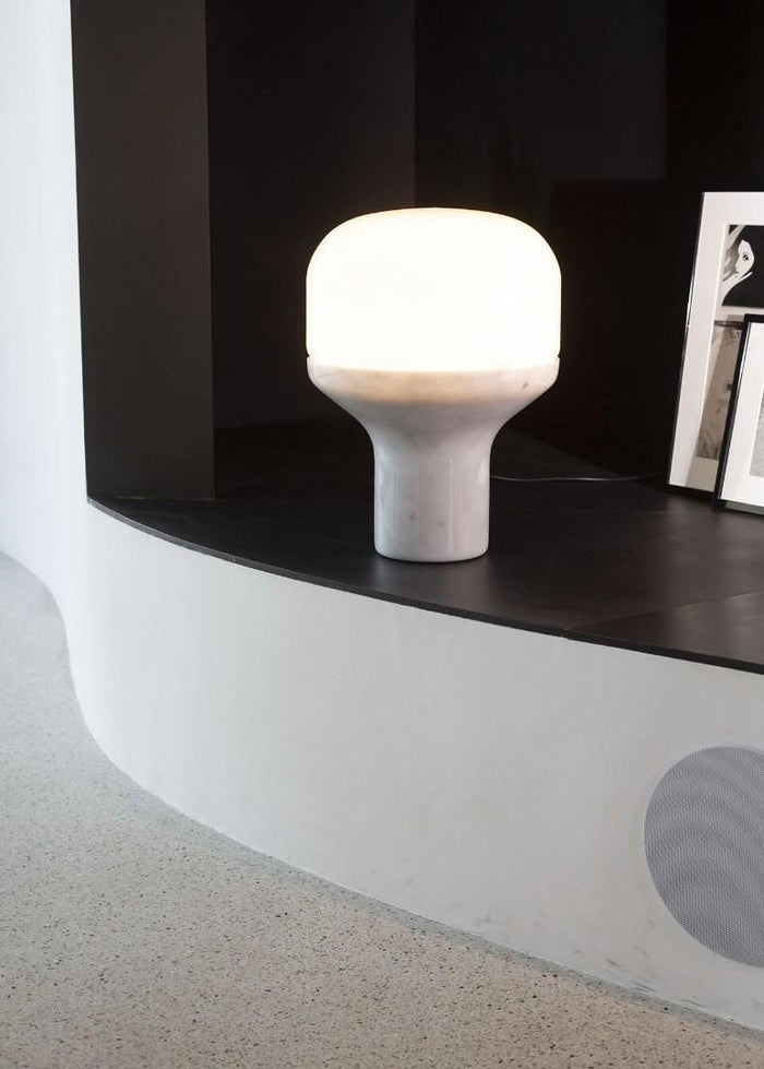 Martinelli Luce Delux Junior tafellamp marmer Black Marquinia