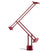 Tizio bureaulamp retrofit rood