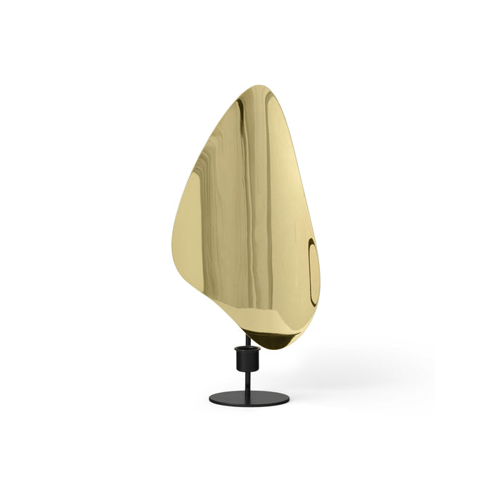 Audo Copenhagen Flambeau kandelaar large Black|Polished Brass