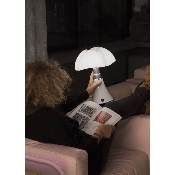 Martinelli Luce Pipistrello Mini tafellamp LED oplaadbaar donkerbruin