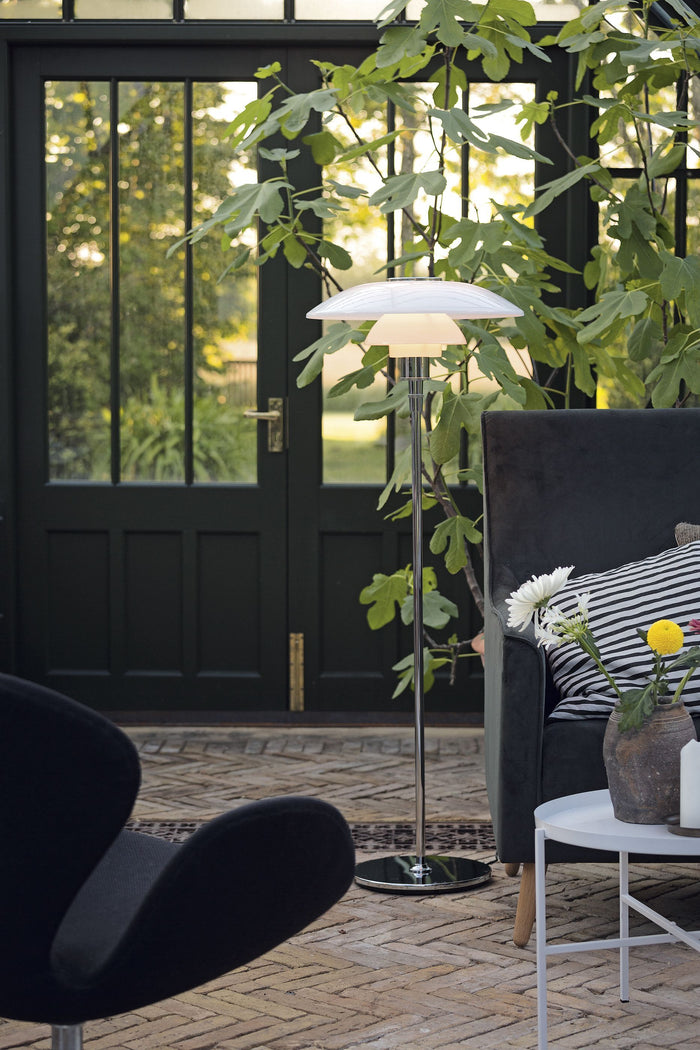 Louis Poulsen PH 3,5-2,5 vloerlamp messing gemetaliseerd