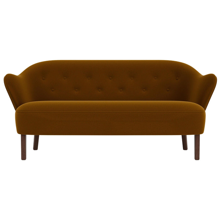 Audo Copenhagen Ingeborg 2,5-zits bank donker eiken Grand Mohair 2600