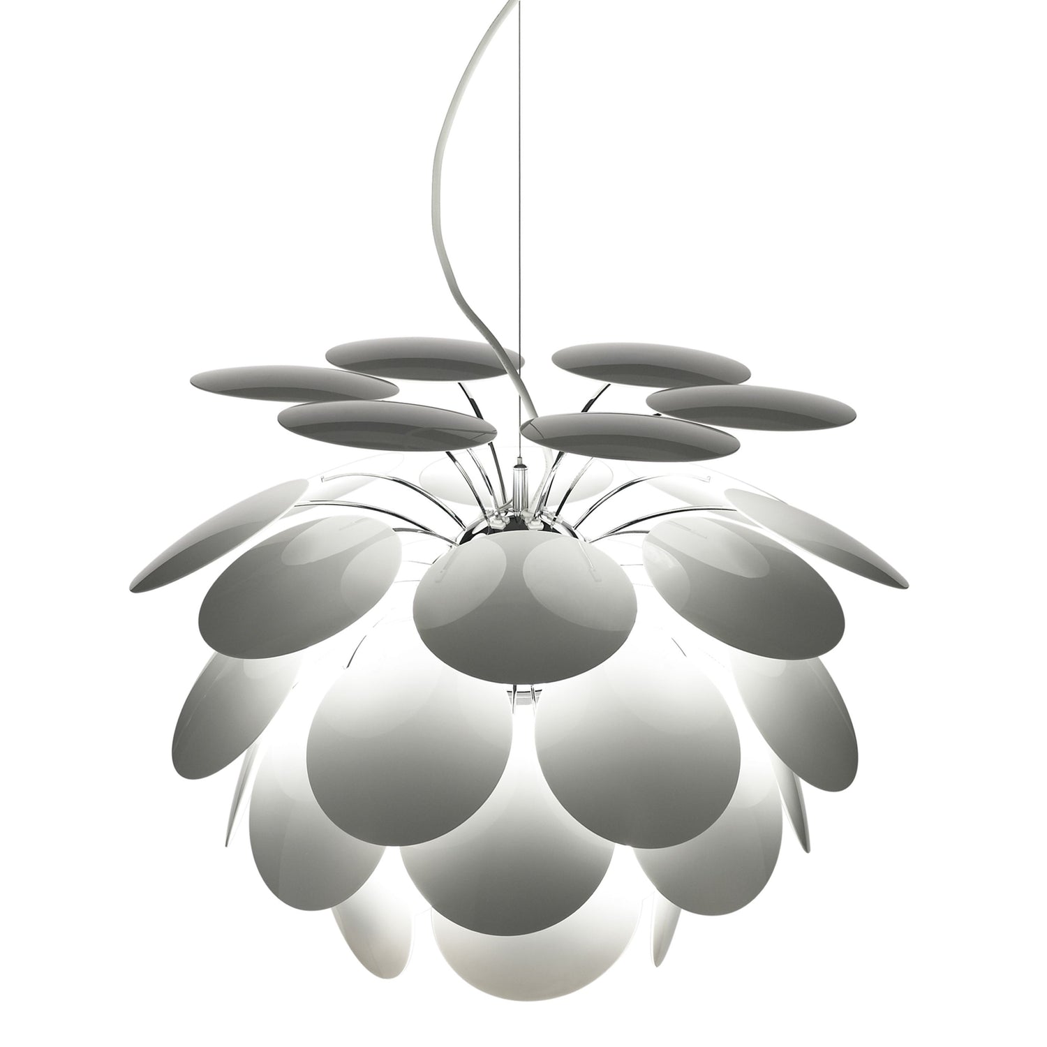 Marset Discocó hanglamp Ø88 wit met 3m snoer