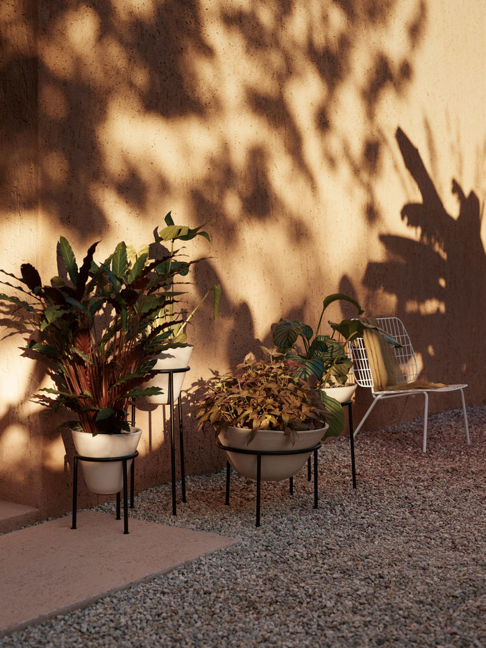 Audo Copenhagen Daiza plantenbak H35 Ø25 ivoor