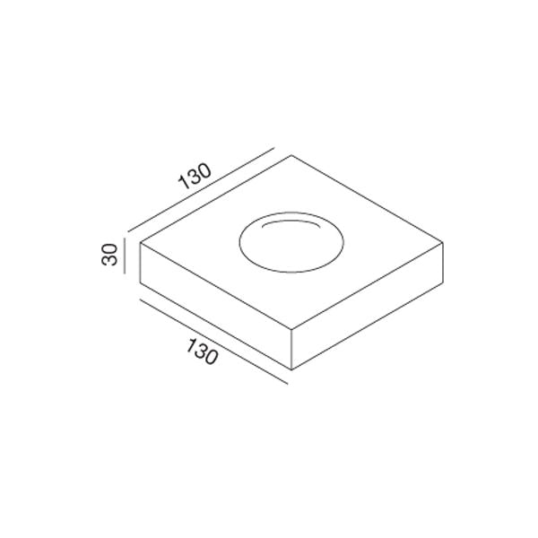 Wever & Ducre Leens wandlamp LED aluminium