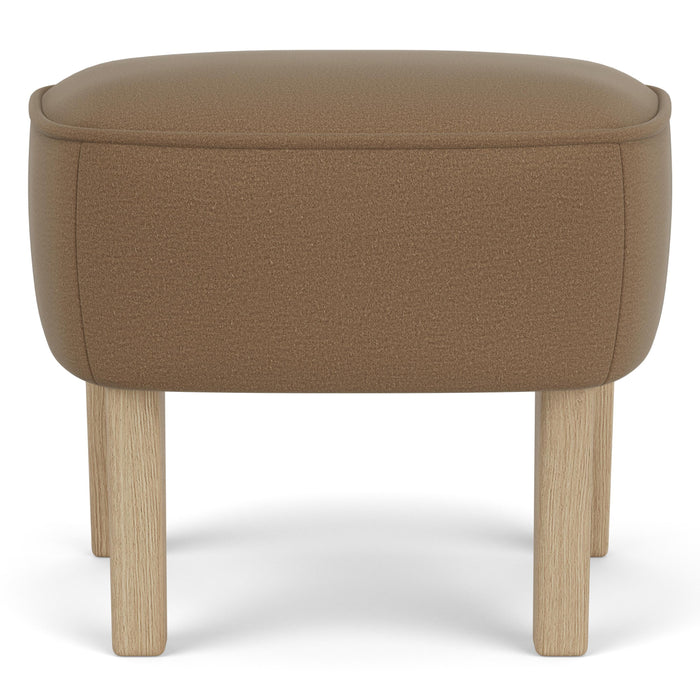 Audo Copenhagen Ingeborg voetenbank naturel eiken Grand Mohair 1103