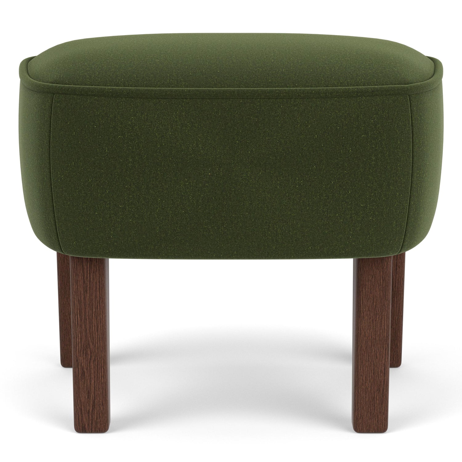 Audo Copenhagen Ingeborg voetenbank donker eiken Grand Mohair 8205