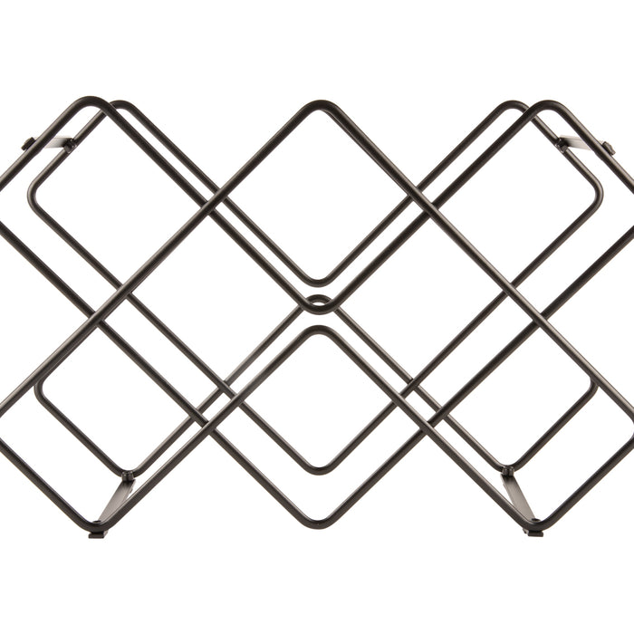 present time - Wijnrek Diamonds - Zwart - 40,5x15,5x27,5cm