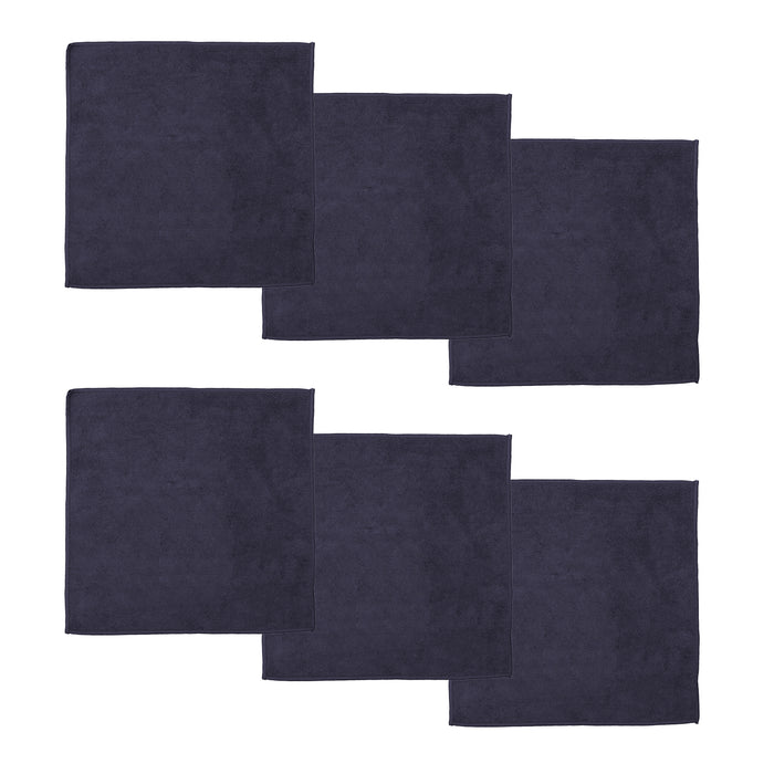 DDDDD microvezeldoek Billie - 30x30 cm - Blue - 6 stuks