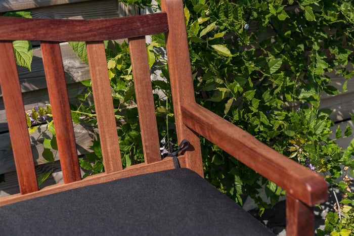 MaximaVida bankkussen Havana zwart 180 x 48 x 8 cm - waterafstotend