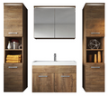 Badplaats Badkamermeubel Set Paso XL 80 x 40 cm - Bruin Eiken