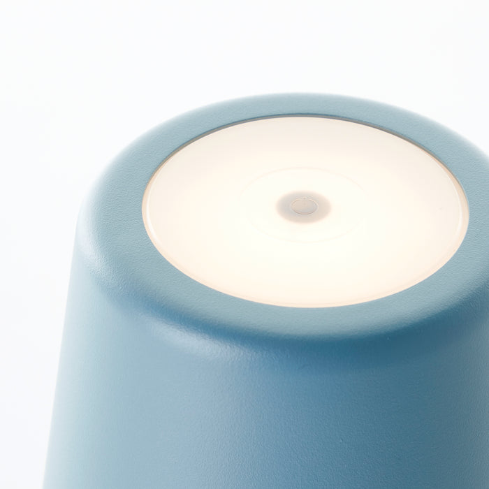 Brilliant Kaami Tafellamp - Ø 10 cm - Blauw