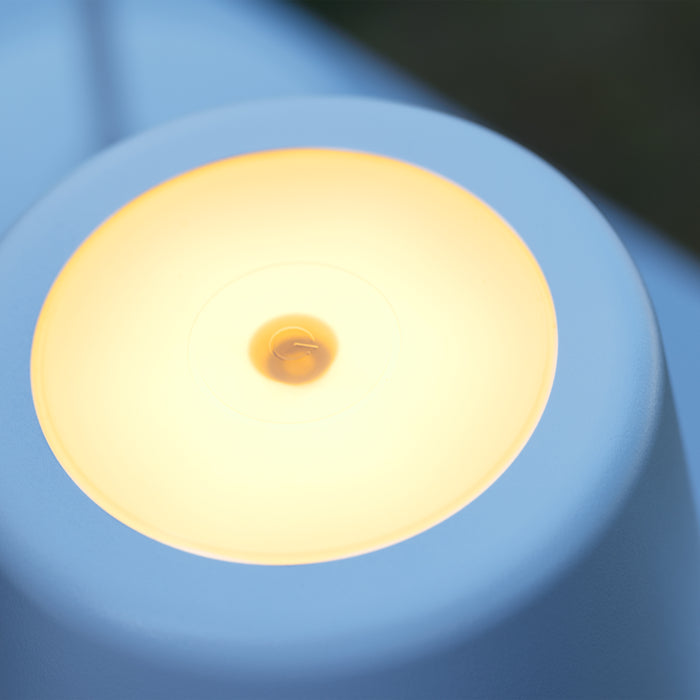 Brilliant Kaami Tafellamp - Ø 10 cm - Wit