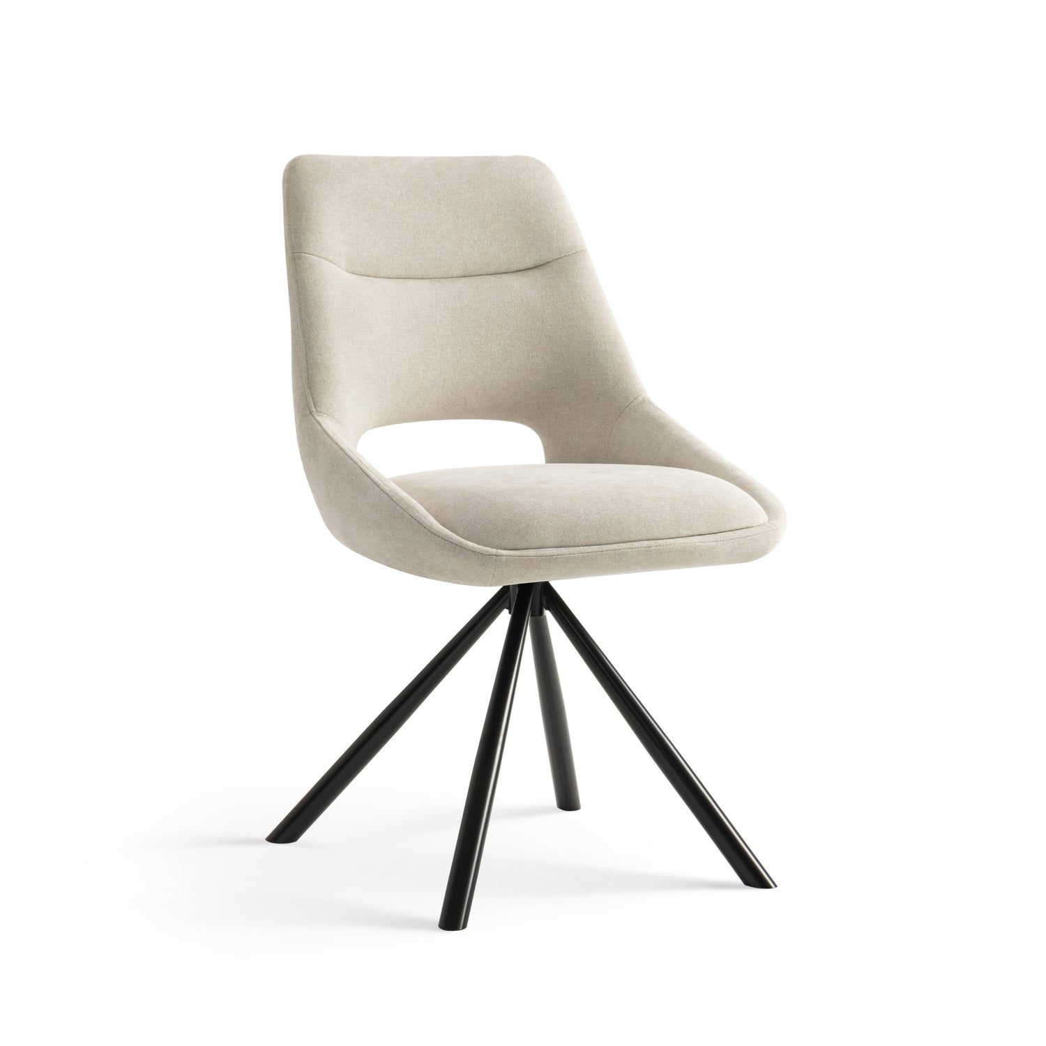 Furnihaus Eetkamerstoelen set van 4 - Tosca - Beige - Stof