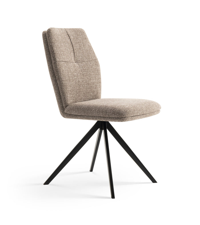 Furnihaus Eetkamerstoelen set van 2 - Emma - Taupe - Stof