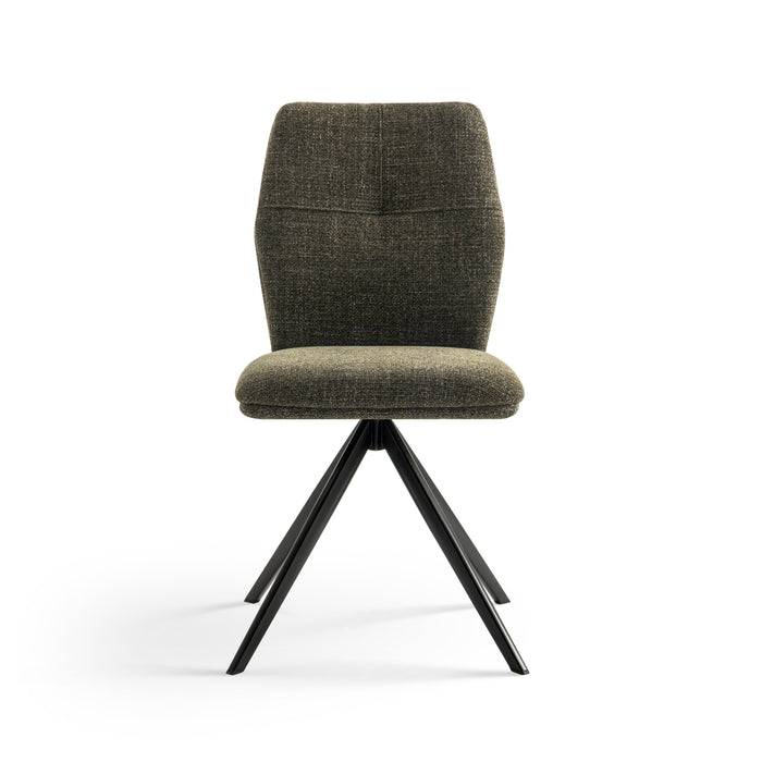 Furnihaus Eetkamerstoelen set van 2 - Emma - Groen - Stof