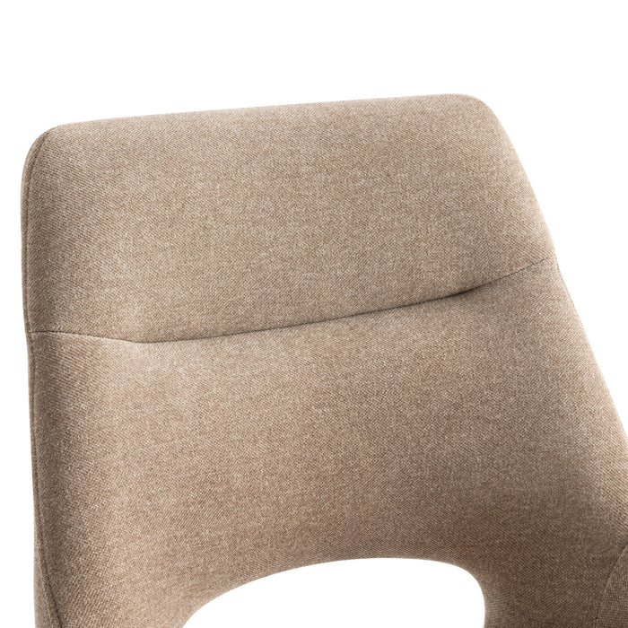 Furnihaus Eetkamerstoelen set van 2 - Tosca - Taupe - Stof