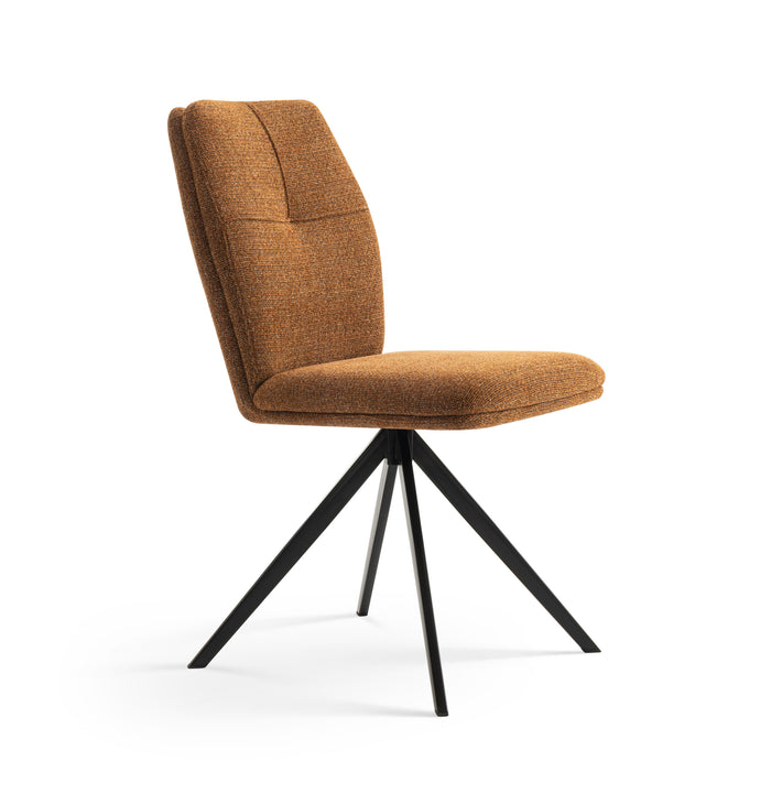 Furnihaus Eetkamerstoelen set van 2 - Emma - Oker Geel - Stof