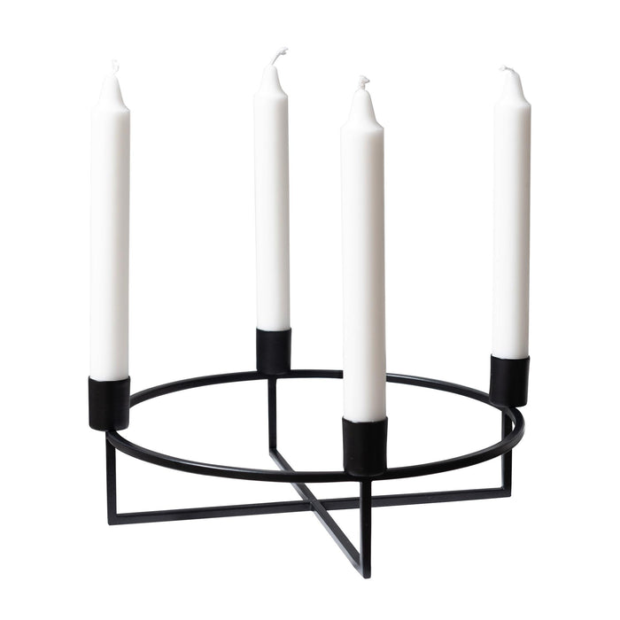 4flames kandelaar Ø28 wit