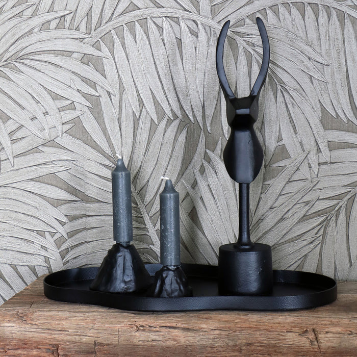 Vase The World Bauru Dienblad 44 x 25 cm - Zwart