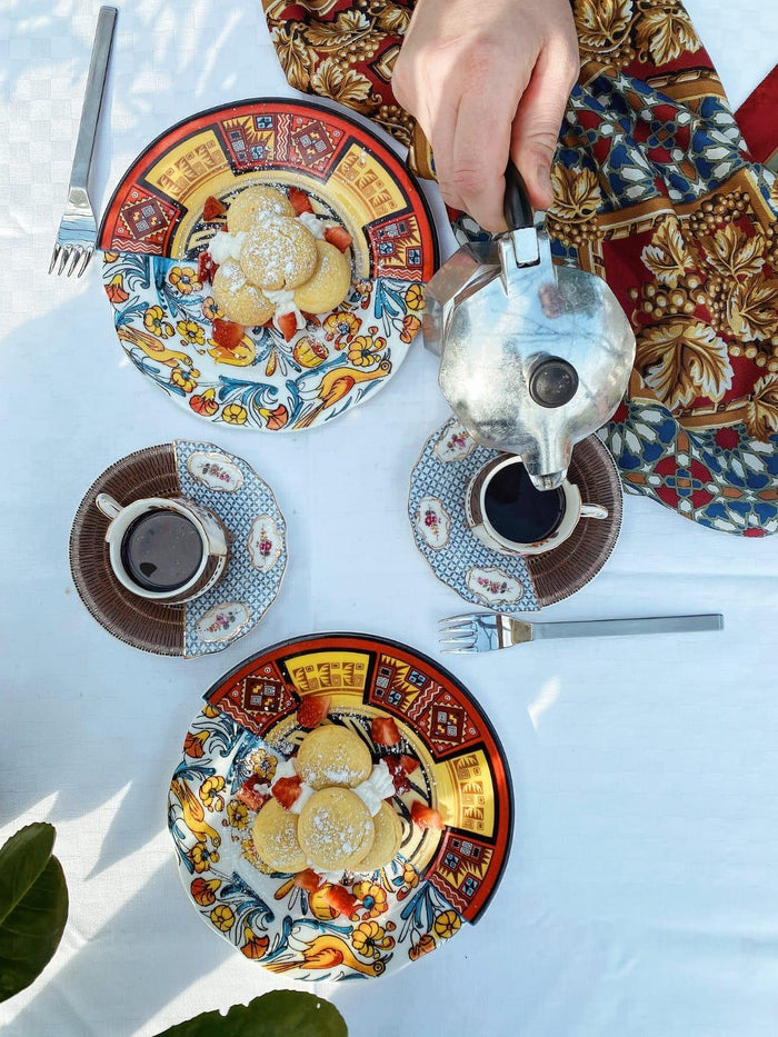 Hybrid koffiekop en schotel Tamara