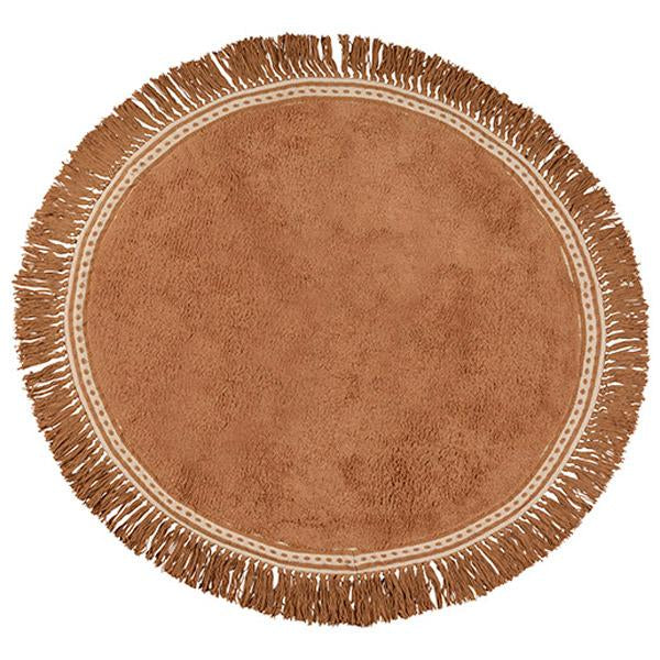 Anna vloerkleed kindervloerkleed Ø110 old pink