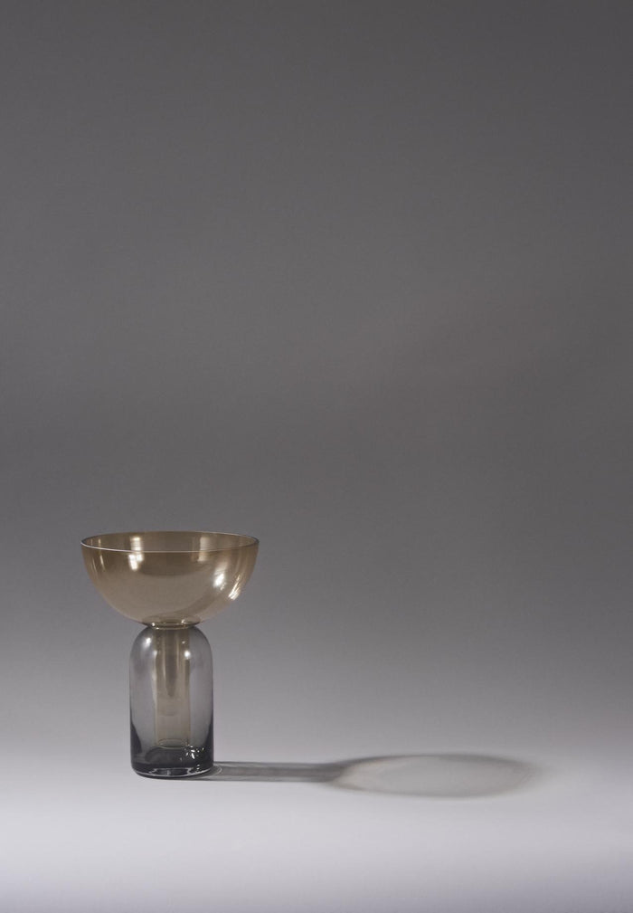 AYTM Torus vaas small zwart|amber