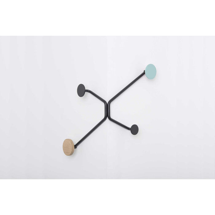 Hook wandkapstok buitenhoek groen