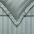 Vandyck Purity Stripe Dekbedovertrek 200 x 200/220 cm - Celadon Green