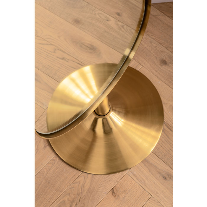 Kare Design Curve Staande Ovale Spiegel - B40 X H170 Cm - Goud