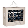 House of Seasons Kerstballen Set - 42 Stuks - Ø7 cm - Glas - Blauw