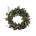 PTMD Kerstkrans Wreath - 46x10x46 cm - Polyester - Bruin