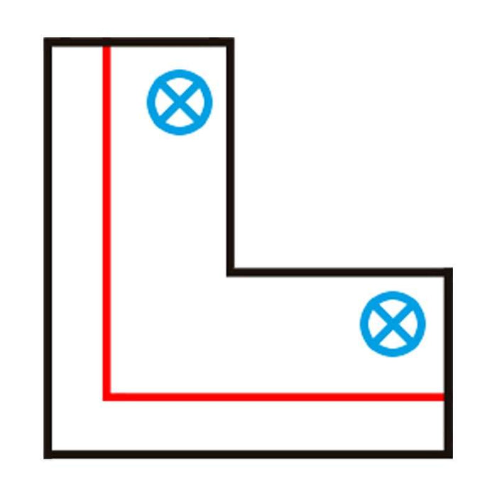 QAZQA L-Koppelstuk voor 3-fase rail zwart links - 3-Phase