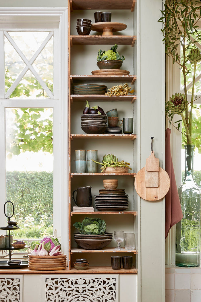 Mica Decorations Duko Bord - Ø30 cm - 100% FSC Mangohout - Bruin